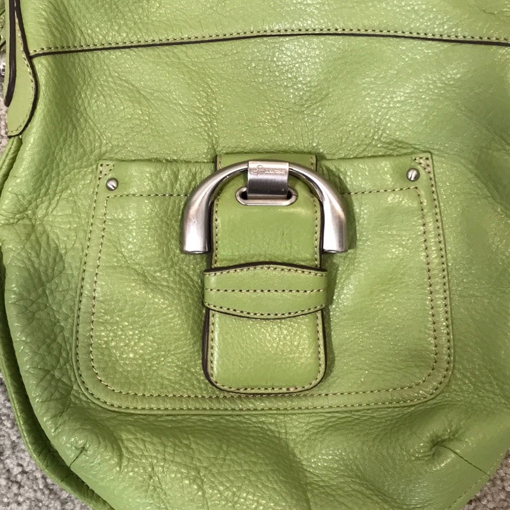 Like new B Makowky shoulder cross body bag purse - lime green - Picture 2 of 8